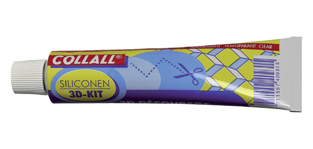 Siliconenlijm Collall 3D-kit 80ml