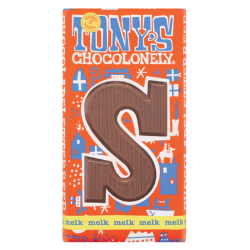 Chocolat Tony's Chocolonely Lait Lettre S 180g