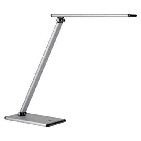 Bureaulamp Unilux Terra led aluminium grijs