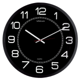 Wandklok Unilux Mega Ø 57.5cm zwart