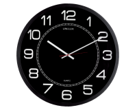 Pendule murale Unilux Mega  Ø57,5cm noir