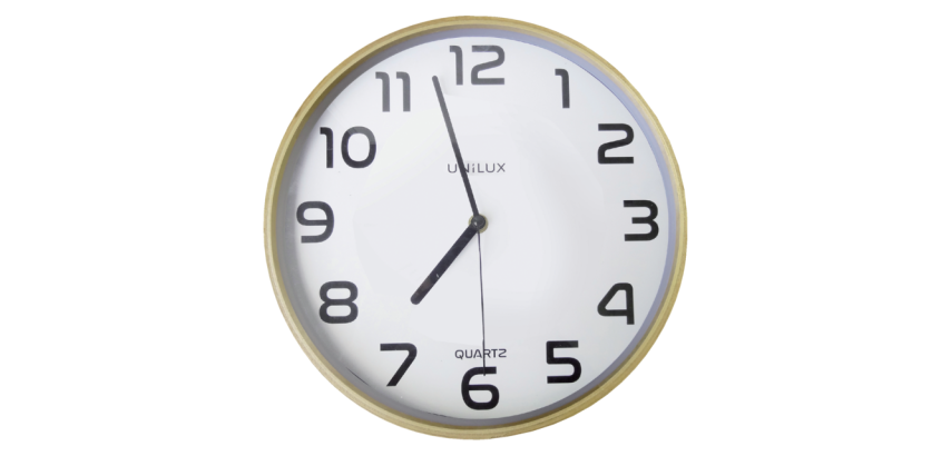 Wanduhr Unilux Baltic Ø30,5cm weißes Holz