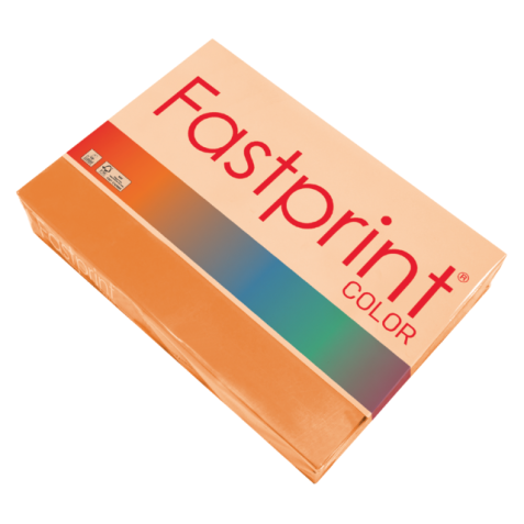 Kopieerpapier Fastprint A4 120gr oranje 250vel