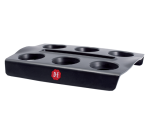 Bekerplateau Douwe Egberts voor 6 bekers zwart