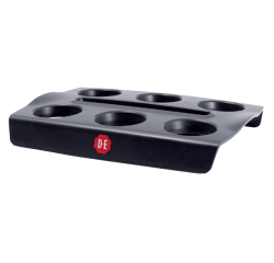 Plateau gobelets Douwe Egberts pour 6 gobelets noir