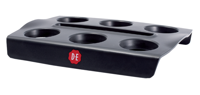 Bekerplateau Douwe Egberts voor 6 bekers zwart