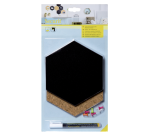 Securit Hexagon-Set mit drei Pinnwänden, vier Tafeln und Zubehör