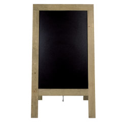 Stoepbord Securit 720x1310x40mm steigerhout