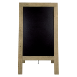 Panneau trottoir Securit 72x131x4cm bois d'échafaudage