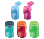 Taille-crayon STABILO Easy 4502 3-en-1 droitier rose