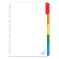 Intercalaire Kangaro PK405M A4 23 perforations 5 onglets carton blanc