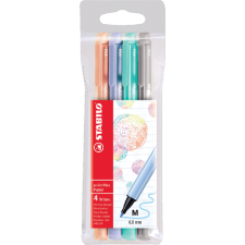 Feutre STABILO pointMax 488/4 Medium Pastel assorti étui 4 pièces