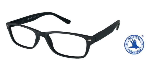 Lunettes de lecture I Need You +3.00 dpt Feeling noir