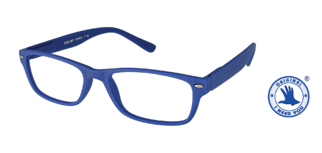 Leesbril I Need You +1.50 dpt Feeling blauw