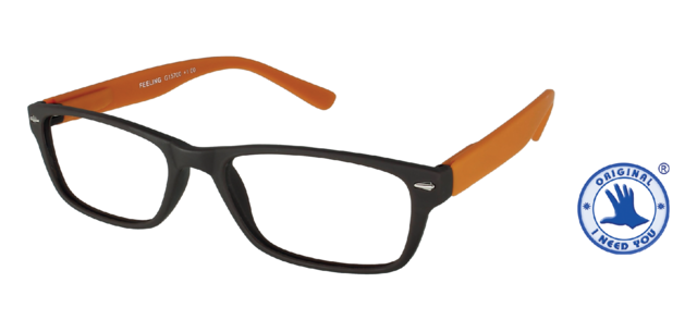 Leesbril I Need You +1.50 dpt Feeling bruin-oranje