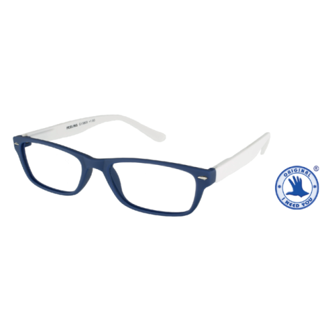 Lunettes de lecture I Need You +1.50 dpt Feeling bleu-blanc