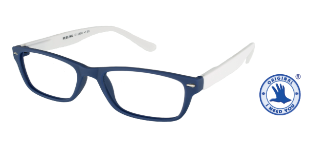 Reading Glasses I Need You +2.50 dpt Feeling Blue-White