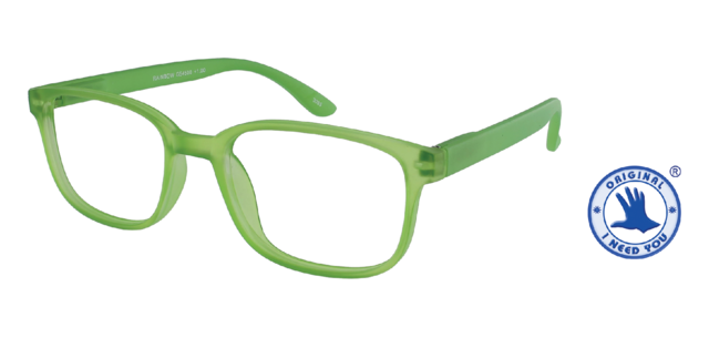 Reading glasses I Need you +3.00 dpt Rainbow green