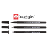 Set calligraphie Sakura Pigma 3 largeurs noir