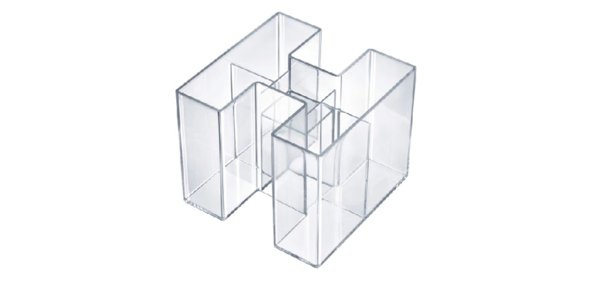 Multipot à crayons BRAVO, 5 compartiments