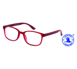 Lunettes de lecture I Need you +3.00 dpt Rainbow rouge foncé