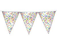 Guirlande confetti 10m
