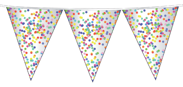 Guirlande confetti 10m