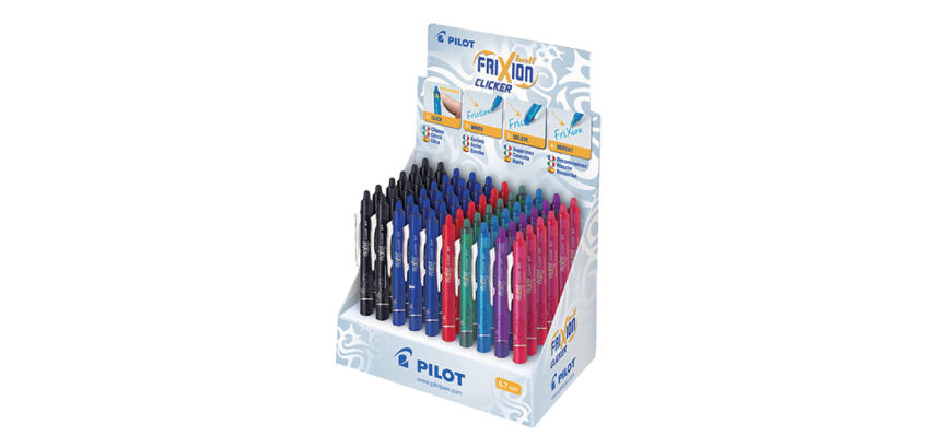 Rollerpen PILOT friXion clicker medium assorti