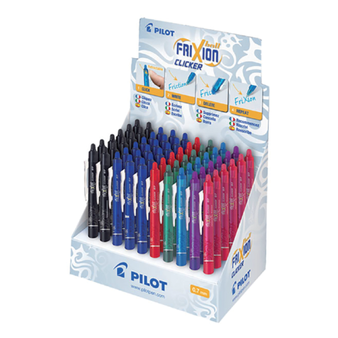 Roller PILOT FriXion Clicker Medium assorti