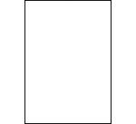 Etiket Avery 6119 210x297mm A4 wit 25 stuks