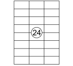 Label address 70 X 37 mm Avery white copier - Box of 2400