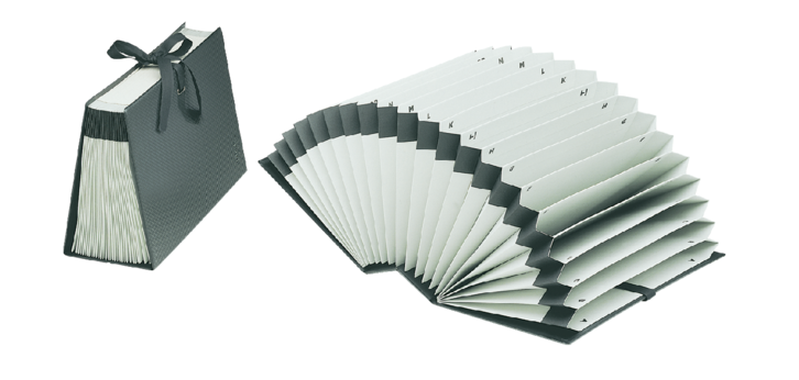 Trieur Djois Diplo-Line Folio A à Z 21 compartiments noir