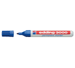 Edding 3000 Rundspitze 1,5-3mm Blau Blister 4 Stück