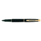 Roller Waterman Hémisphère Noir Mat GT Fin