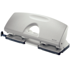 Perforator Leitz  metaal 4 gaats 25 vel grijs