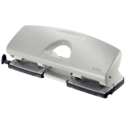 Leitz Metal 4-Hole Punch 16 Sheets Gray