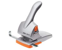 Perforateur Rapid Fashion HDC65 Heavy Duty 65 feuilles argent/orange