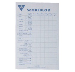 Bloc de score Yahtzee 250 feuilles (néerlandais)