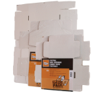CleverPack corrugated cardboard mailbox 220x160x90mm white 5 pieces