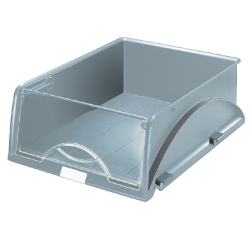 Corbeille à courrier Leitz 5231 Sorty avec clapet gris