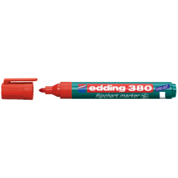 Marqueur pour chevalet edding 380 ogive 1,5-3mm rouge