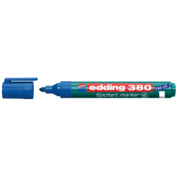 Viltstift edding 380 flipover rond 1.5-3mm blauw