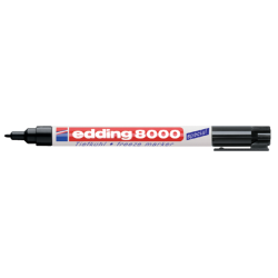 Marqueur pour Surgelés edding 8000 Pointe ogive 1mm noir