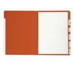 Trieur Djois A4 personnalisable 6 onglets rouge