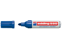 Marqueur edding 550 ogive 3-4mm bleu