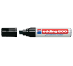 Viltstift edding 800 schuin 4-12mm zwart blister à 2 stuks
