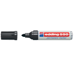 Marqueur edding 550 ogive 3-4mm noir