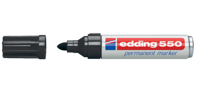 Edding 550 Rundspitze 3-4mm schwarz