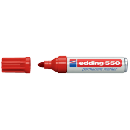 Viltstift edding 550 rond 3-4mm rood