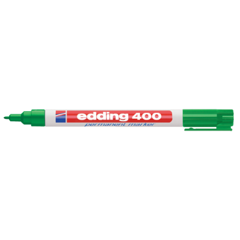 Viltstift edding 400 rond 1mm groen